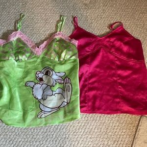 Set of Two Silk Tanks